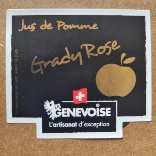 La Genevoise – Jus de Pomme Grady'Rose 5l